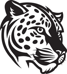 Simplicity of the Cheetah in Shadows Monochrome Majesty Vectorized Cheetah Iconic Minimalism