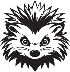 Elegant Monochrome Defender of the Night Quilled Defenders Grace Vector Beauty