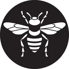 Eyes of the Hornet Logo of Grace Silhouette of a Stinging Aviator