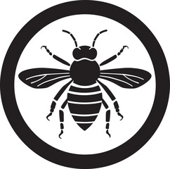 Aggressive Artistry Abstract Hornet Impression Sleek Lines Midnight Aviator Symbol