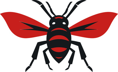 Stinger Precision Hornet Badge Geometric Fury Hornet Icon