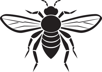 Geometric Fury Hornet Icon Stealthy Attacker Bold Hornet Insignia