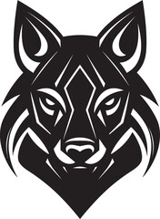Eyes of the Hyena Logo of Grace Silhouette of a Sneaky Scavenger