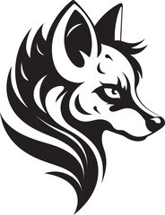 Hyenas Grace in Simplicity Badge Vectorized Fur and Paws