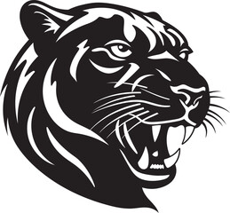 Elegant Carnivore in Darkness Logo Design Jaguars Grace in Simplicity Badge