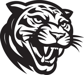 Contemporary Hunter Mark with Spots Minimalistic Prowling Carnivore Stealthy Branding