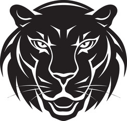 Predators Majesty in Black and White Eyes of the Roaring Prowler