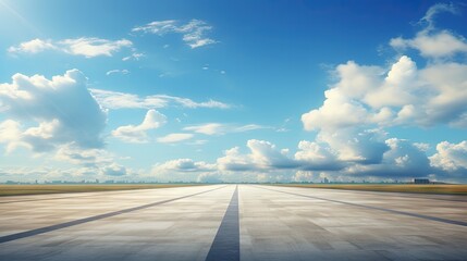 background of road and sky