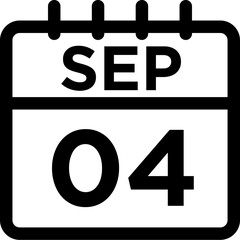09-September - 05 Line Black Icon pictogram symbol visual illustration 