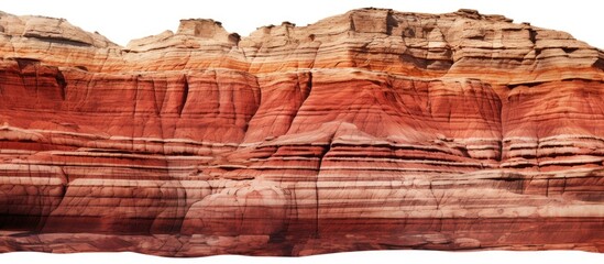 Red rocks in a Colorado Plateau stratum landscape style With copyspace for text