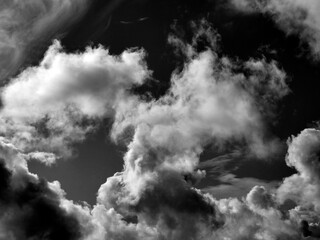 Black and White Beautiful sky background