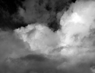 Black and White Beautiful sky background