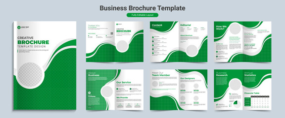 Creative corporate business magazine, proposal, and product catalog profile brochure layout template design