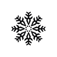 Snowflake icon isolated on white background Vector illustration