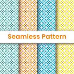 Set beautiful colorful floral seamless pattern suitable for decoration, wallpaper, background, wall decor, fabric, bedspread, scrapbook and wrapping