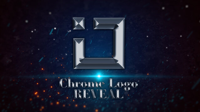 Cinematic Chrome Logo Reveal
