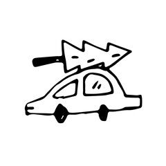 Christmas season Hand Drawn, Doodle 