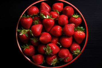 Strawberries in a bowl