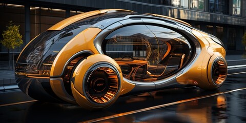 Futuristic street car design