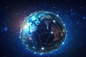 Fototapeta premium Global network modern telecommunication