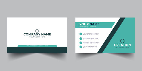 blue own visiting card Modern, Creative business card, name card,  corporate, contact us, void, grab, bulletin, introduction, recruitment,elegant,real estate business card