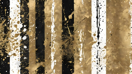 Abstract gold, black and white backdrop