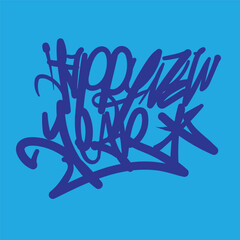 Obraz premium Happy New Year Graffiti Text 