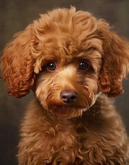 Portrait of a poodle	