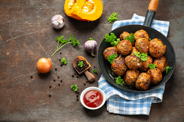Pumpkin meatballs
