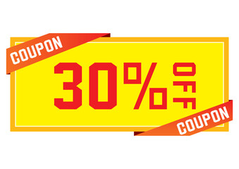 割引クーポンのイラスト