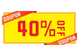 割引クーポンのイラスト