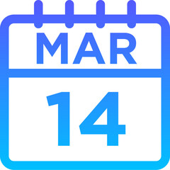 03-Mach - 14 Line Gradient Icon pictogram symbol visual illustration   