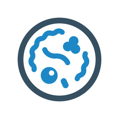 Bacteria, virus icon