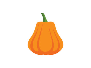 pumpkin flat icon vector , halooween pumpkin	
