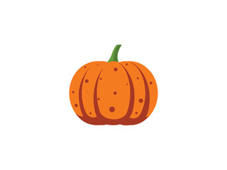 pumpkin flat icon vector , halooween pumpkin	
