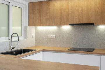 Interior of a kitchen 