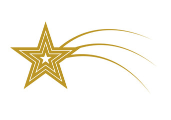 Icono de estrella amarilla en fondo blanco.