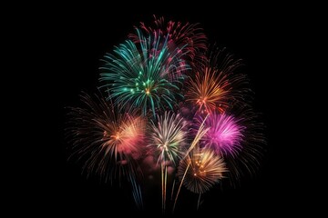 Festival of light. Mesmerizing night fireworks display. Celebrate in style. Colorful fireworks for every event. Explosive evening. Vibrant fireworks in night sky