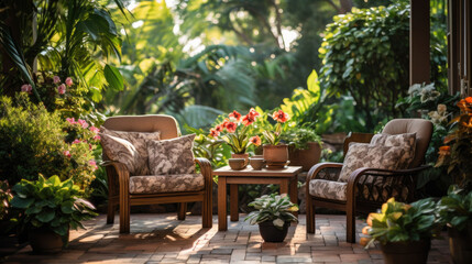 relaxation oasis in your own garden