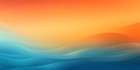 Obraz premium A Blue And Orange Sky