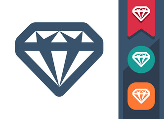 Diamond Icon. Jewel, Jewelry