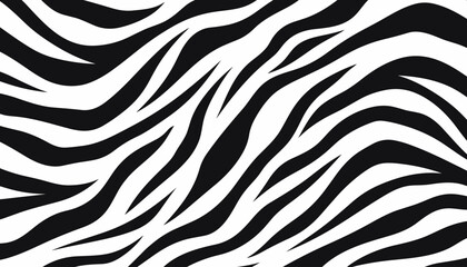 Fototapeta premium zebra skin pattern background. Vector illustration