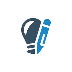 creative idea icon vector illustration 