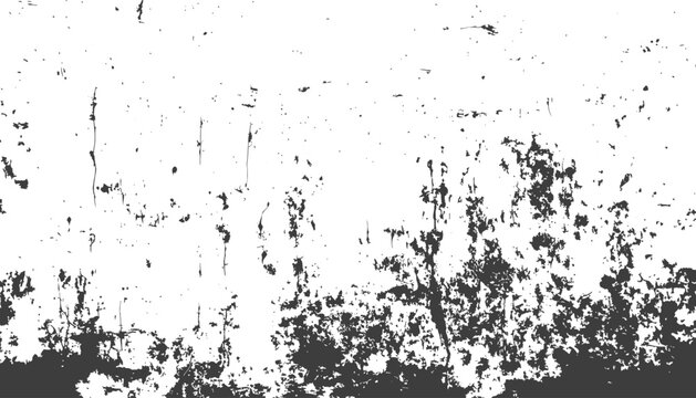 Grunge black and white grunge texture template. Dark dirty dust overlay background. Vector illustration