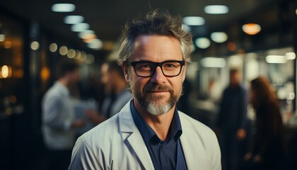 portrait of a man with glasses and beard