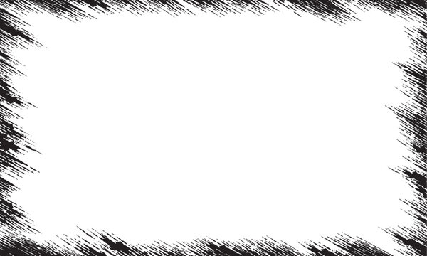 scuffed edge grunge background mask vignette frame border panel