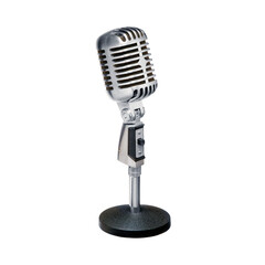 Mikrofon auf einem Tischstativ
