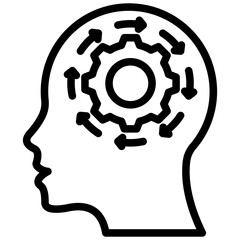 Psychographics Outline Icon