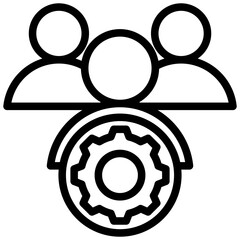 Crm Outline Icon