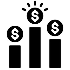Competitive Advantage Glyph Icon
